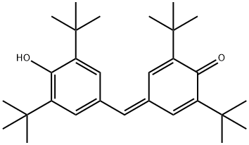 4-(3,5-Di-tert-butyl-4-hydroxybenzylidene)-2,6-di-tert-butyl-2,5-cyclohexadiene-1-one 结构式