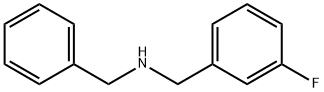 N-苄基-3-氟苄基胺 结构式