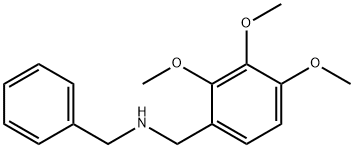 BENZYL-(2,3,4-TRIMETHOXY-BENZYL)-AMINE 结构式
