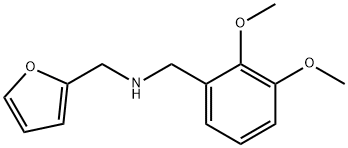 N-(2,3-二甲氧基苄基)-1-(呋喃-2-基)甲胺 结构式