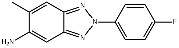 2-(4-氟-苯基)-6-甲基-2H-苯并三唑-5-基胺 结构式