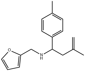 Furan-2-ylmethyl-(3-methyl-1-p-tolyl-but-3-enyl)-amine