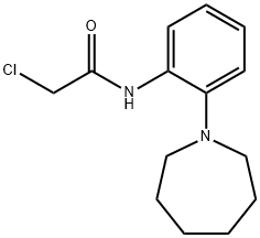 N-(2-AZEPAN-1-YL-PHENYL)-2-CHLORO-ACETAMIDE 结构式