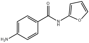4-AMINO-N-FURAN-2-YL-BENZAMIDE 结构式