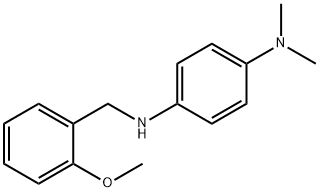 N1-(2-甲氧基苄基)-N4,N4-二甲基苯-1,4-二胺 结构式