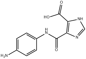 5-(4-AMINO-PHENYLCARBAMOYL)-3H-IMIDAZOLE-4-CARBOXYLIC ACID 结构式