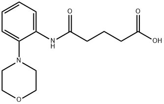 5-((2-吗啉苯基)氨基)-5-氧代戊酸 结构式