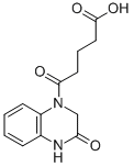 5-OXO-5-(3-OXO-3,4-DIHYDRO-2 H-QUINOXALIN-1-YL)-PENTANOIC ACID 结构式