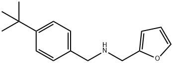 (4-TERT-BUTYL-BENZYL)-FURAN-2-YLMETHYL-AMINE 结构式