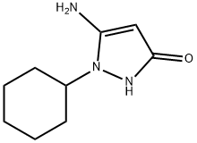 5-氨基-1-环己-1H-吡唑-3-醇 结构式