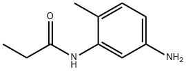 N-(5-氨基-2-甲基苯基)丙酰胺 结构式