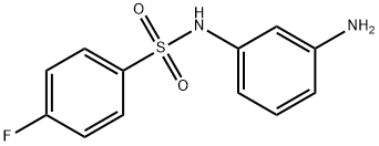 N-(3-AMINO-PHENYL)-4-FLUORO-BENZENESULFONAMIDE 结构式