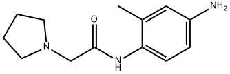 N-(4-AMINO-2-METHYL-PHENYL)-2-PYRROLIDIN-1-YL-ACETAMIDE 结构式