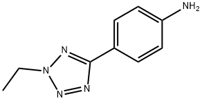 2-乙基-5-(4氨基苯基)四氮唑 结构式