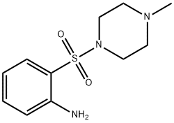 2-(4-甲基-哌嗪-1-磺酰基)-苯胺 结构式