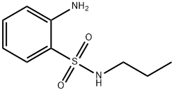 2-氨基-N-丙基苯磺酰胺 结构式