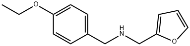 (4-ETHOXY-BENZYL)-FURAN-2-YLMETHYL-AMINE 结构式