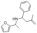 N-(1-(呋喃-2-基)乙基)-3-甲基-1-苯基丁烷-3-烯-1-胺 结构式