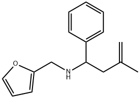 N-(Furan-2-ylmethyl)-3-methyl-1-phenylbut-3-en-1-amine