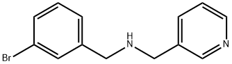 (3-溴苄基)吡啶-3-基甲胺 结构式