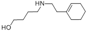 4-(2-环己基-1-烯-乙基氨基)-正丁-1-醇 结构式