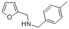 呋喃-2甲基-(4-甲基-苄基)-胺 结构式