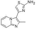 4-(2-甲基咪唑并[1,2-A]吡啶-3-基)噻唑-2-胺二氢溴酸盐 结构式