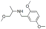 (2,5-二甲氧基-苄基)-(2-甲氧基-1-甲基-乙基)-胺 结构式