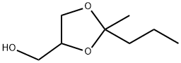 2-Methyl-2-propyl-1,3-dioxolane-4-methanol 结构式