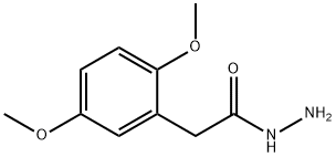 2-(2,5-二甲氧基苯基)乙酰肼 结构式