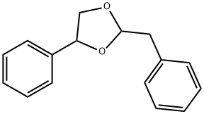 2-benzyl-4-phenyl-1,3-dioxolane 结构式