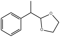 2-(1-苯基乙基)-1,3-二氧戊环 结构式