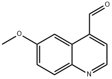 6-甲氧基-4-喹啉羧醛 结构式