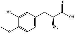 2-氨基-3-(3-羟基-4-甲氧基苯基)丙酸 结构式