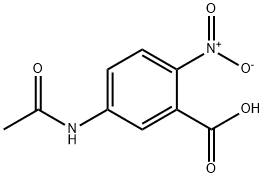 5-乙酰氨基-2-硝基苯甲酸 结构式