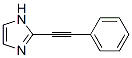 1H-Imidazole,  2-(2-phenylethynyl)- 结构式