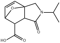 3-ISOPROPYL-4-OXO-10-OXA-3-AZA-TRICYCLO[5.2.1.0(1,5)]DEC-8-ENE-6-CARBOXYLIC ACID 结构式