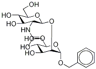 PhenylMethyl 2-O-[2-(AcetylaMino)-2-deoxy-D-glucopyranosyl]-α-D-Mannopyranoside 结构式