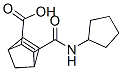 Bicyclo[2.2.1]hept-5-ene-2-carboxylic acid, 3-[(cyclopentylamino)carbonyl]- 结构式