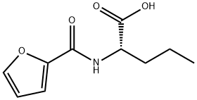 2-[(呋喃-2-羰基)-氨基]-戊酸 结构式