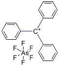 tritylium hexafluoroarsenate  结构式