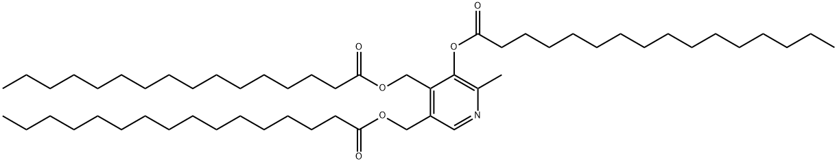 吡哆素三棕榈酸酯 结构式