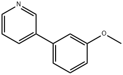 3-(3-甲氧基苯基)吡啶 结构式