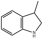 3-甲基-2,3-二氢-1H-吲哚 结构式
