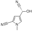1H-Pyrrole-3-acetonitrile,5-cyano-alpha-hydroxy-1-methyl-,(alphaR)-(9CI) 结构式