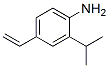 Benzenamine, 4-ethenyl-2-(1-methylethyl)- (9CI) 结构式