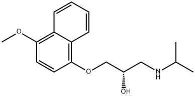 (S)-4-Hydroxy 4’-Methoxy Propranolol 结构式