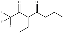 3-ethyl-1,1,1-trifluoro-heptane-2,4-dione 结构式