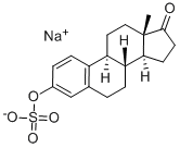 雌酮3-硫酸钠 结构式