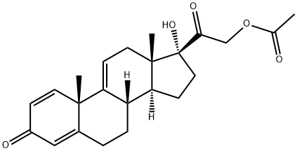 DELTACORTINENE ACETATE (PREDISOLONE ACETATE IMPURITY) 结构式